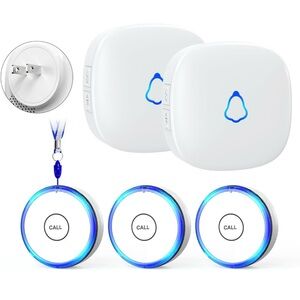 Wireless Doorbell Kit with Blue LED